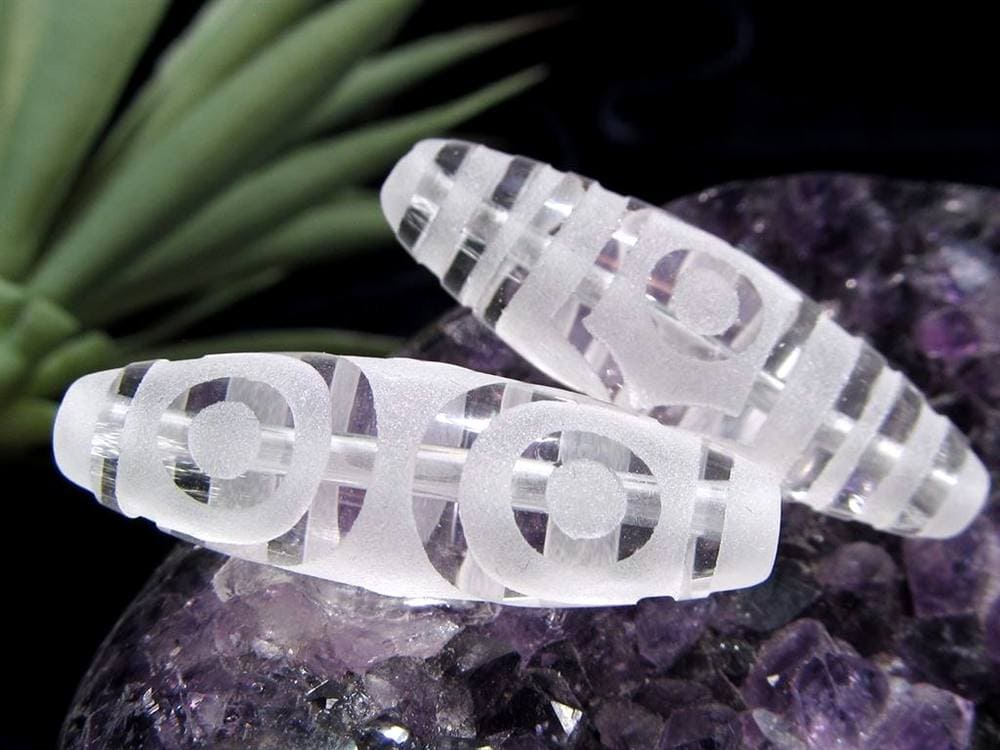 天珠 水晶 クリスタル天珠 水晶天珠