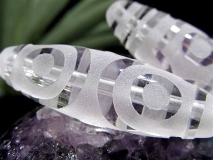 天珠 水晶 クリスタル天珠 水晶天珠