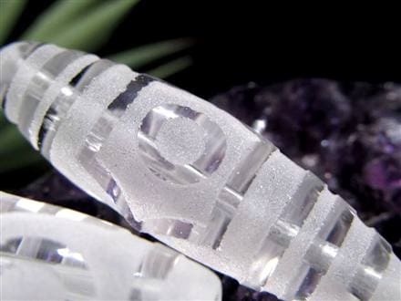 天珠 水晶 クリスタル天珠 水晶天珠