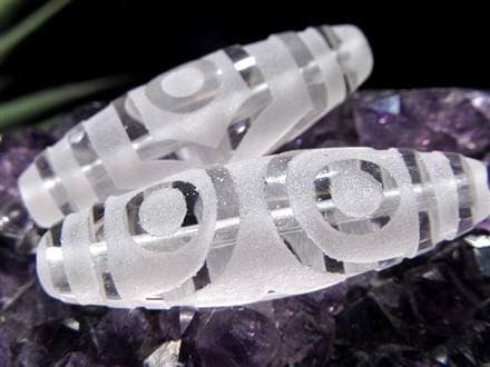 天珠 水晶 クリスタル天珠 水晶天珠