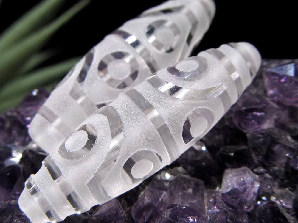 天珠 水晶 クリスタル天珠 水晶天珠