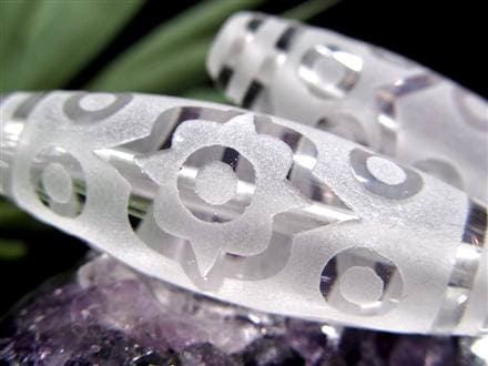 天珠 水晶 クリスタル天珠 水晶天珠