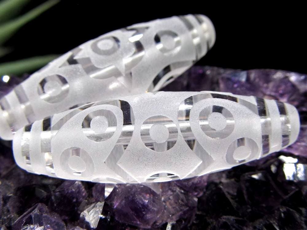 天珠 水晶 クリスタル天珠 水晶天珠