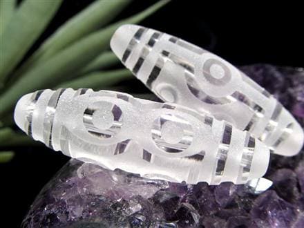 天珠 水晶 クリスタル天珠 水晶天珠