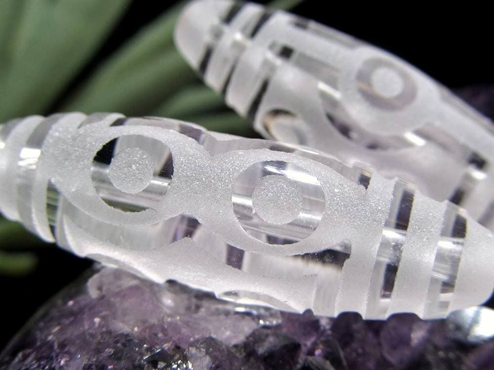 天珠 水晶 クリスタル天珠 水晶天珠