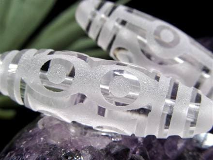 天珠 水晶 クリスタル天珠 水晶天珠