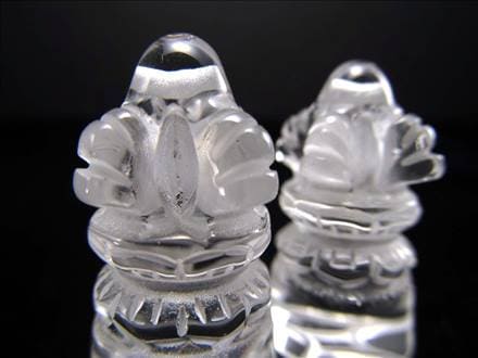 クリスタル 法具 ペンダントトップ ガンター 金剛鈴