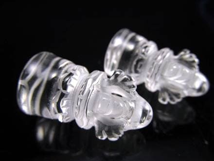 クリスタル 法具 ペンダントトップ ガンター 金剛鈴