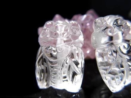 水晶 パワーストーン パーツ クリスタル 彫刻 アクセサリー