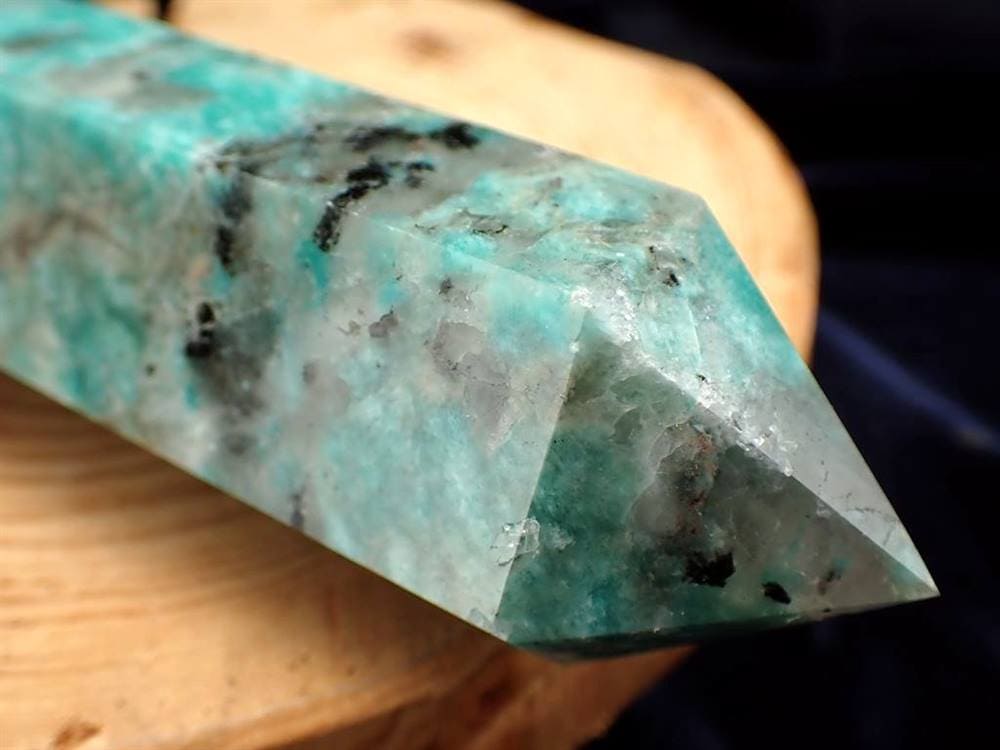 アマゾナイト ポイント 天河石 ブラックトルマリン 水晶