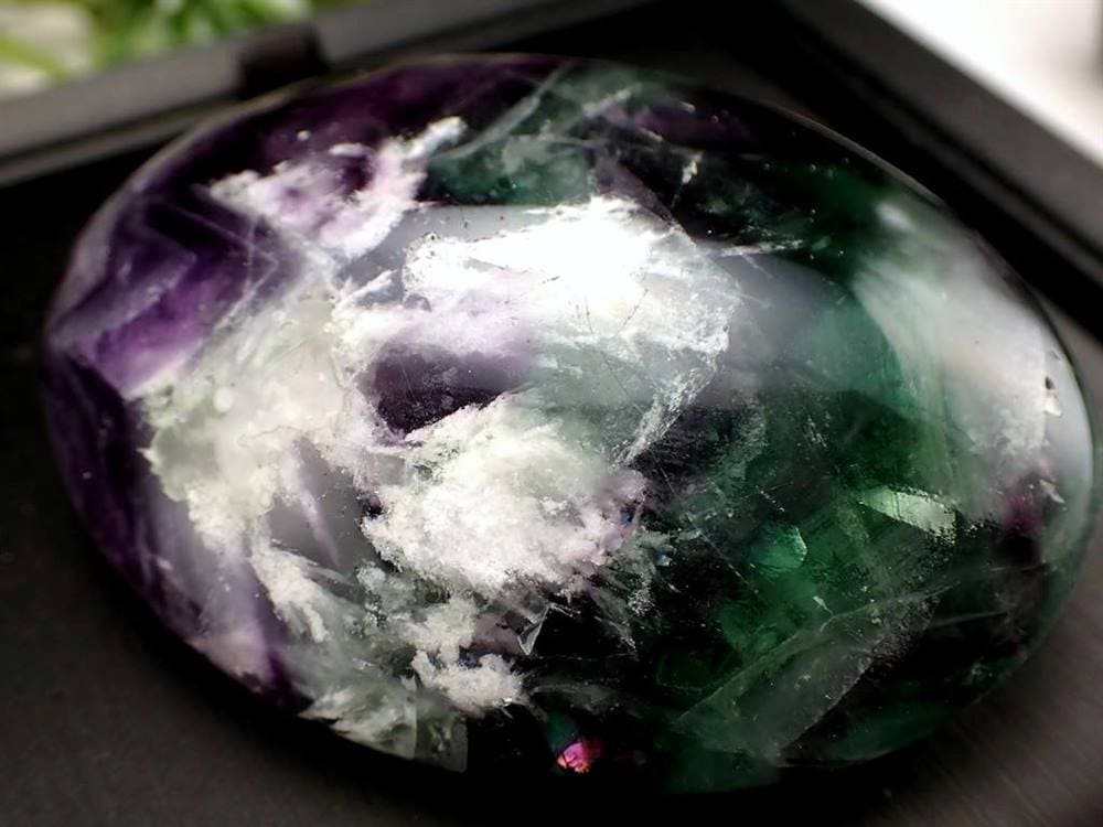 フローライト 蛍石 タンブル ポリッシュ 握り石