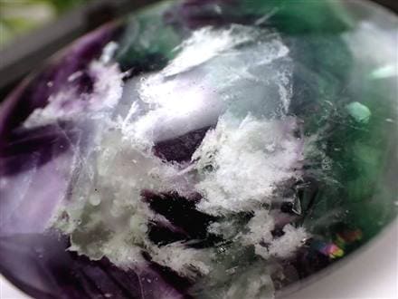 フローライト 蛍石 タンブル ポリッシュ 握り石