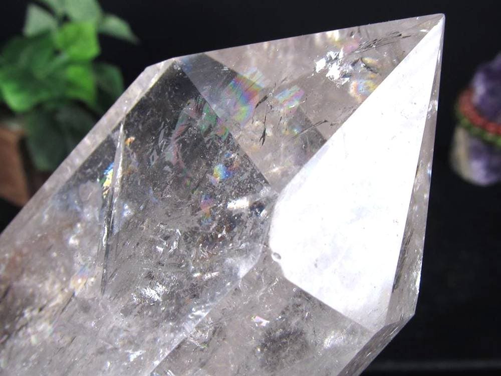 水晶 ポイント 置物 原石 クリスタル