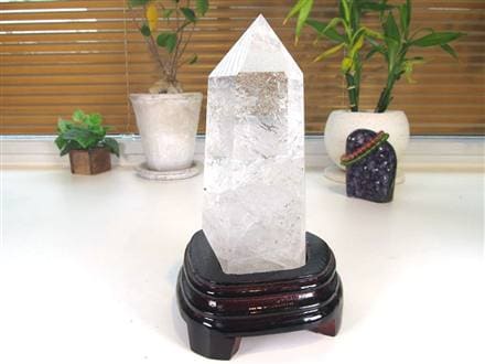 水晶 ポイント 置物 原石 クリスタル