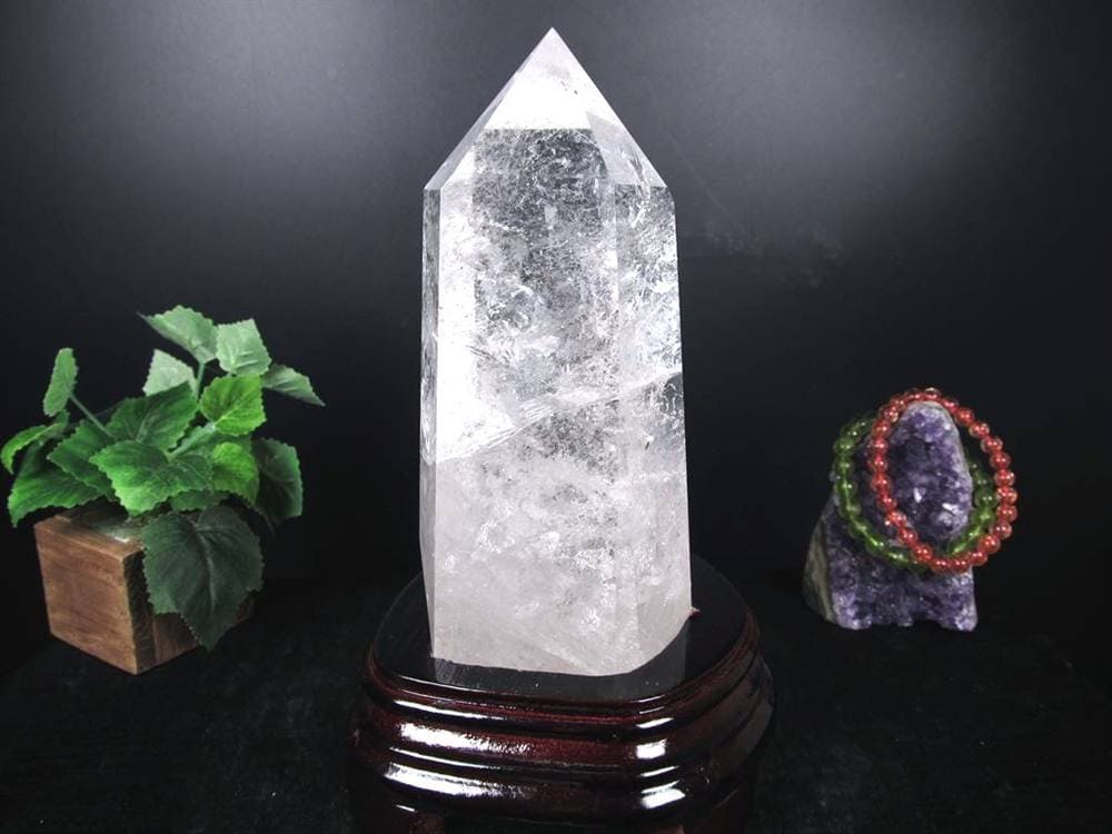 水晶 ポイント 置物 原石 クリスタル