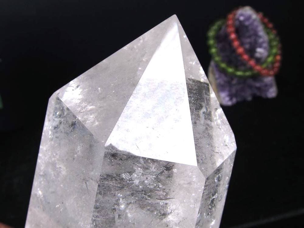 水晶 ポイント 置物 原石 クリスタル