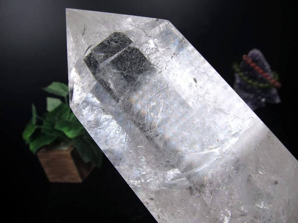 水晶 ポイント 置物 原石 クリスタル