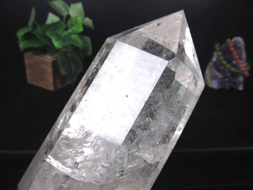 水晶 ポイント 置物 原石 クリスタル