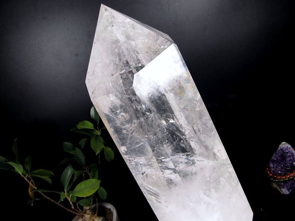 水晶 ポイント 置物 原石 クリスタル