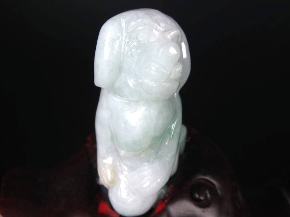 翡翠 ジェイド 干支 十二支 彫刻 置物