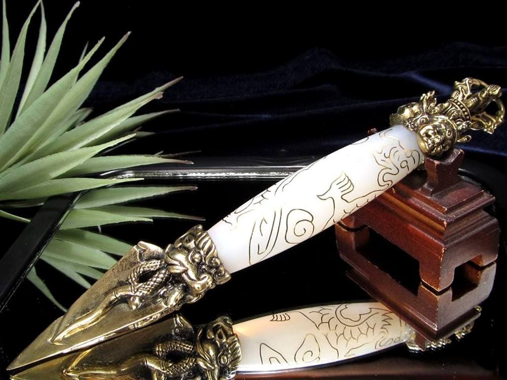 白天珠 プルパ 金剛杭 密教法具