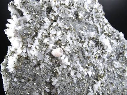 パイライト共生 水晶 黄鉄鉱 クォーツ クラスター