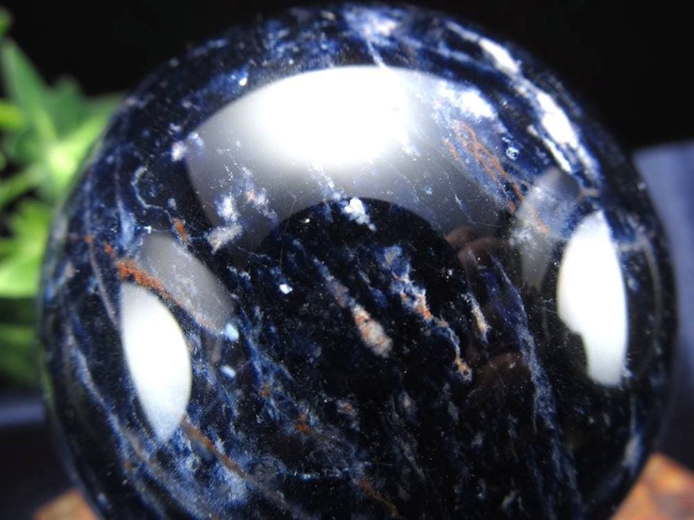 ソーダライト 方曹達石 丸玉 スフィア 置き物