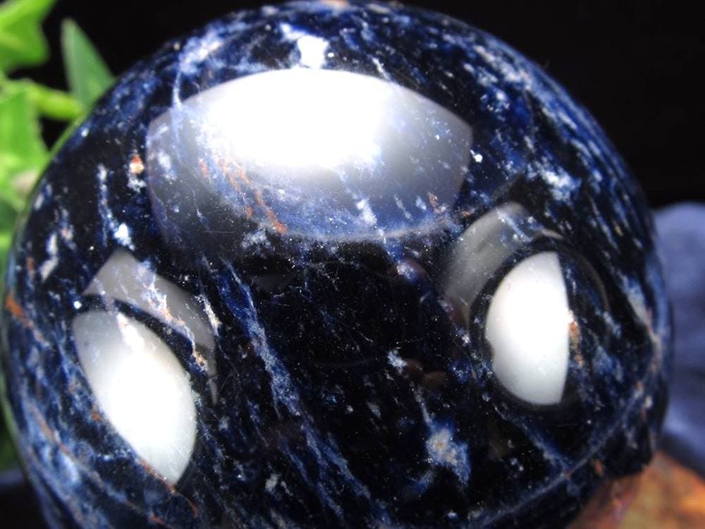 ソーダライト 方曹達石 丸玉 スフィア 置き物