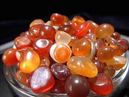 細石 チップ ちっぷ 天然石 カーネリアン