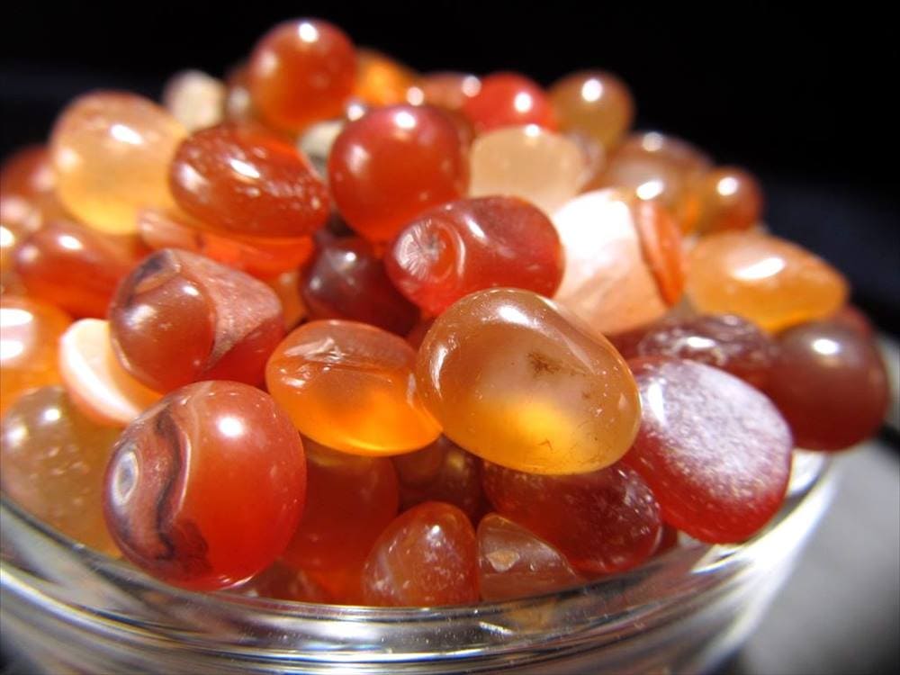 細石 チップ ちっぷ 天然石 カーネリアン