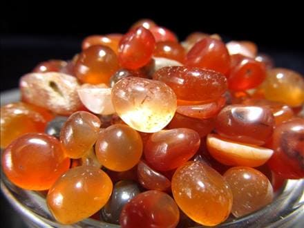 細石 チップ ちっぷ 天然石 カーネリアン