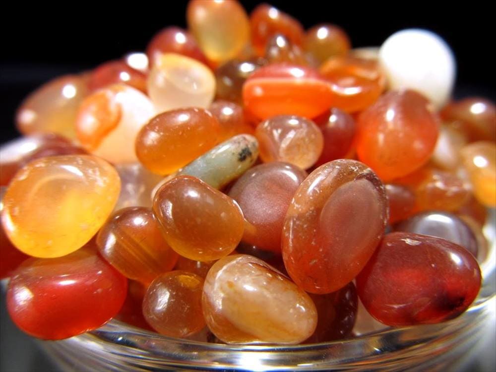 細石 チップ ちっぷ 天然石 カーネリアン