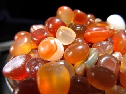 細石 チップ ちっぷ 天然石 カーネリアン