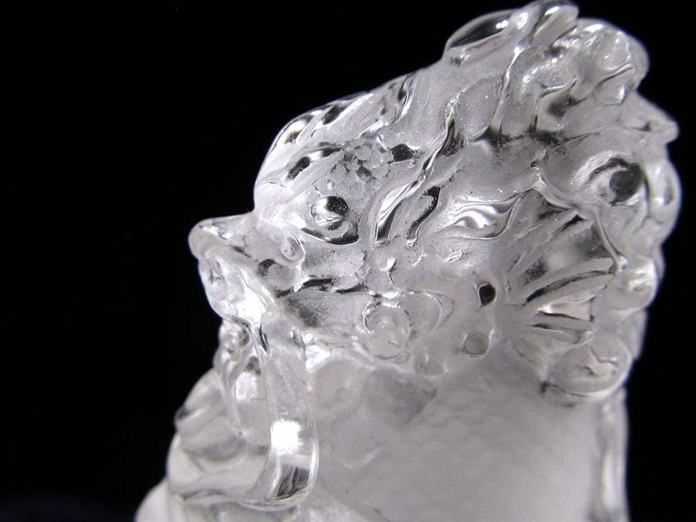 麒麟 キリン 水晶 クォーツ 彫刻 置物