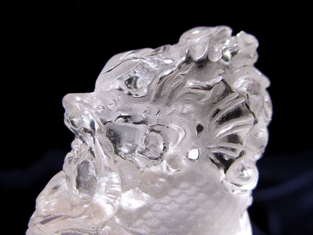 麒麟 キリン 水晶 クォーツ 彫刻 置物