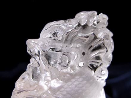 麒麟 キリン 水晶 クォーツ 彫刻 置物