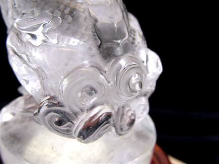 麒麟 キリン 水晶 クォーツ 彫刻 置物