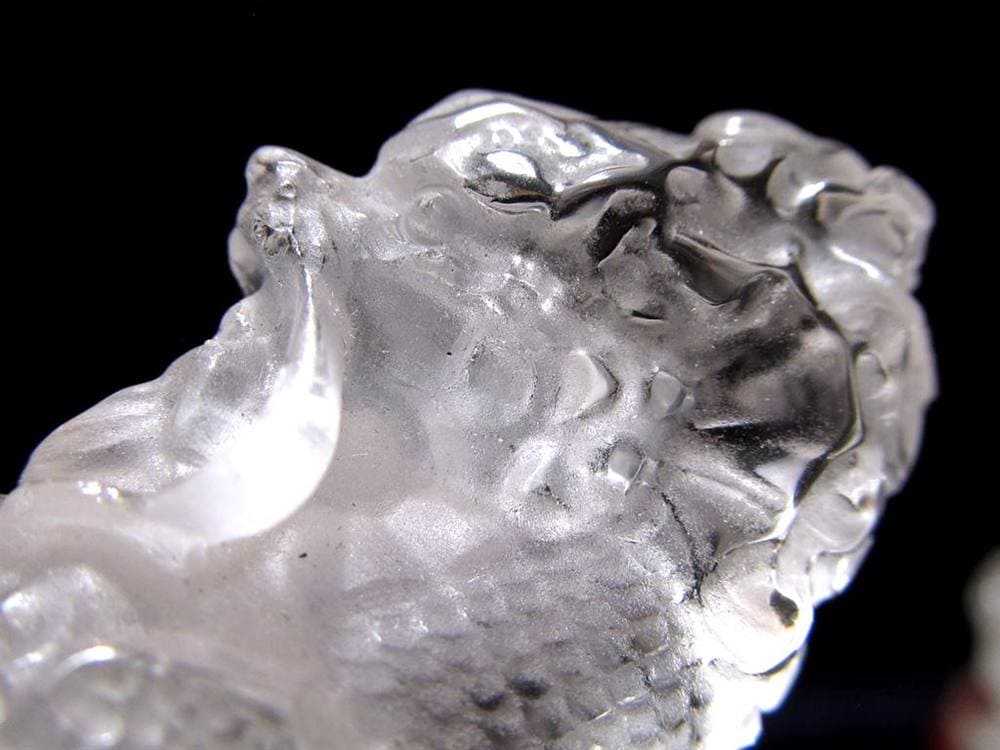 麒麟 キリン 水晶 クォーツ 彫刻 置物