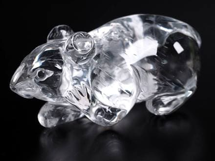 水晶 彫刻置物 クォーツ クリスタル 十二支