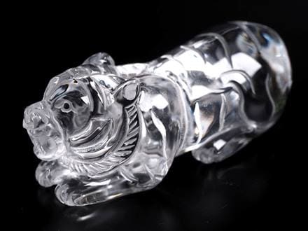 水晶 彫刻置物 クォーツ クリスタル 十二支