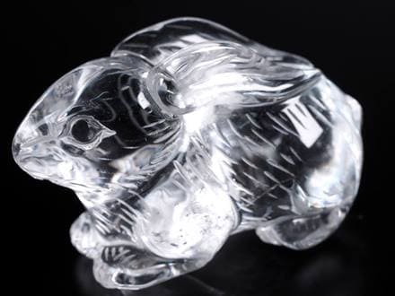水晶 彫刻置物 クォーツ クリスタル 十二支