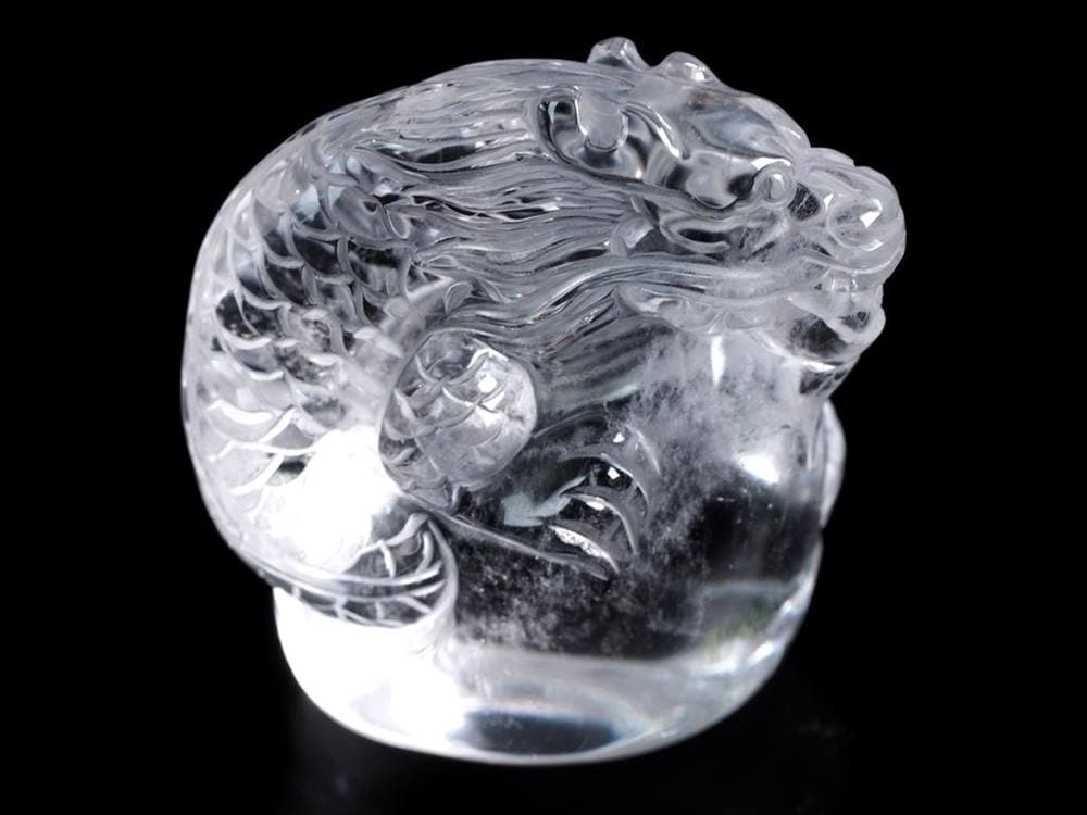 水晶 彫刻置物 クォーツ クリスタル 十二支