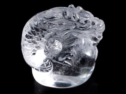 水晶 彫刻置物 クォーツ クリスタル 十二支