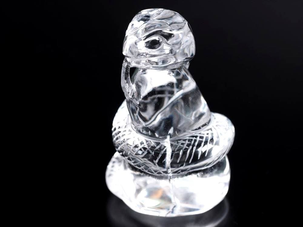 水晶 彫刻置物 クォーツ クリスタル 十二支