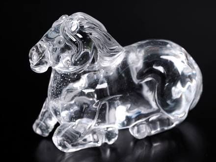 水晶 彫刻置物 クォーツ クリスタル 十二支