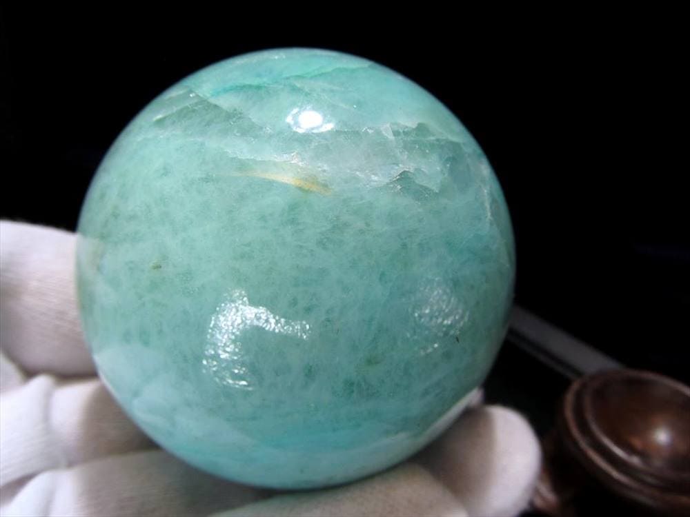 アズライトマラカイト 丸玉 置物 クォーツ アズロマラカイト