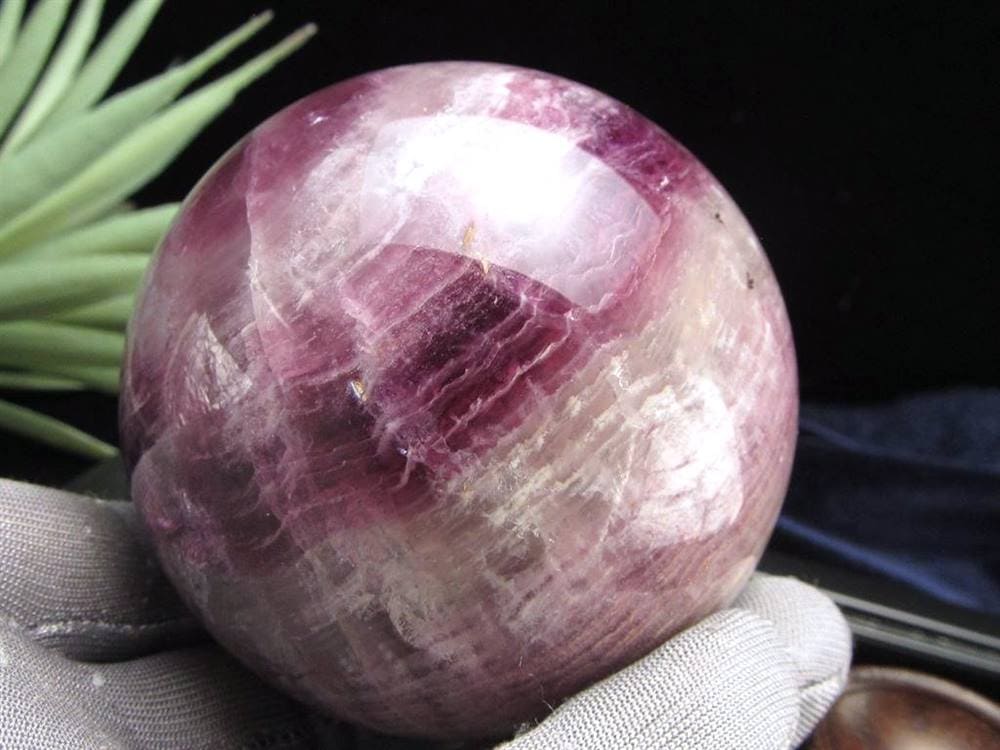 フローライト レインボーフローライト 蛍石 丸玉 置物 スフィア