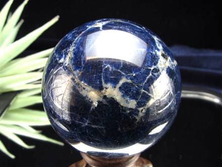 ソーダライト 方曹達石 丸玉 スフィア 置き物