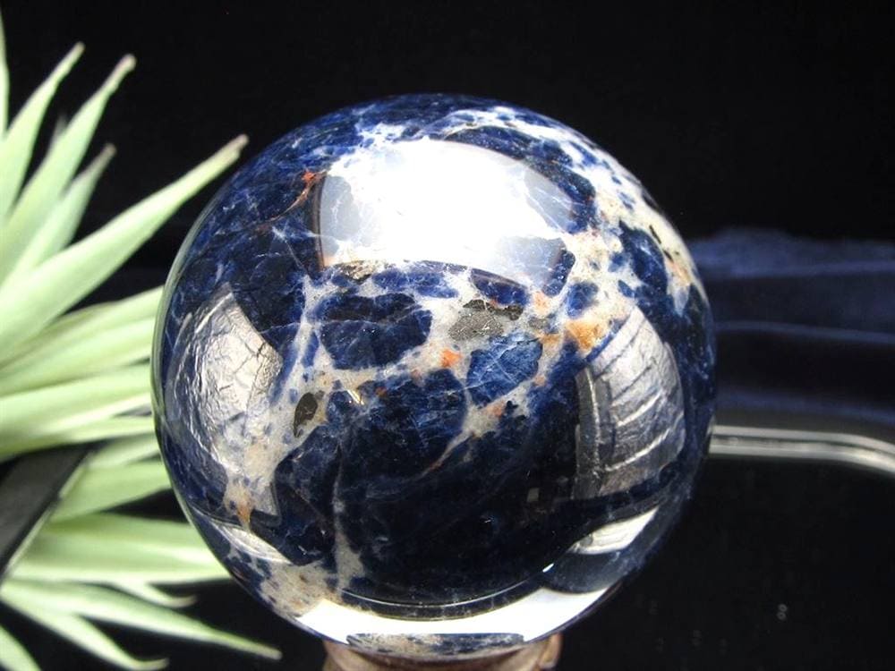 ソーダライト 方曹達石 丸玉 スフィア 置き物