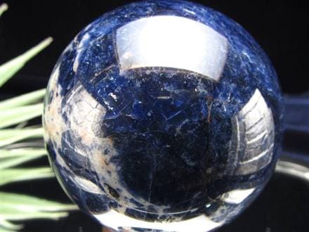 ソーダライト 方曹達石 丸玉 スフィア 置き物